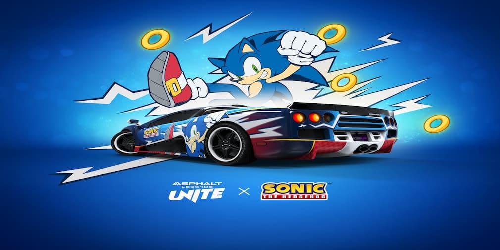 Asphalt Legends Unite clashes with the king of video game speed as Sonic enters the race