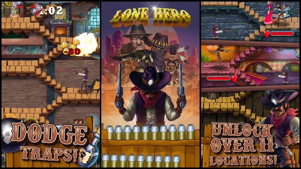 Mr Lone Hero is a physics-based arcade shooter that's out now on iOS and Android